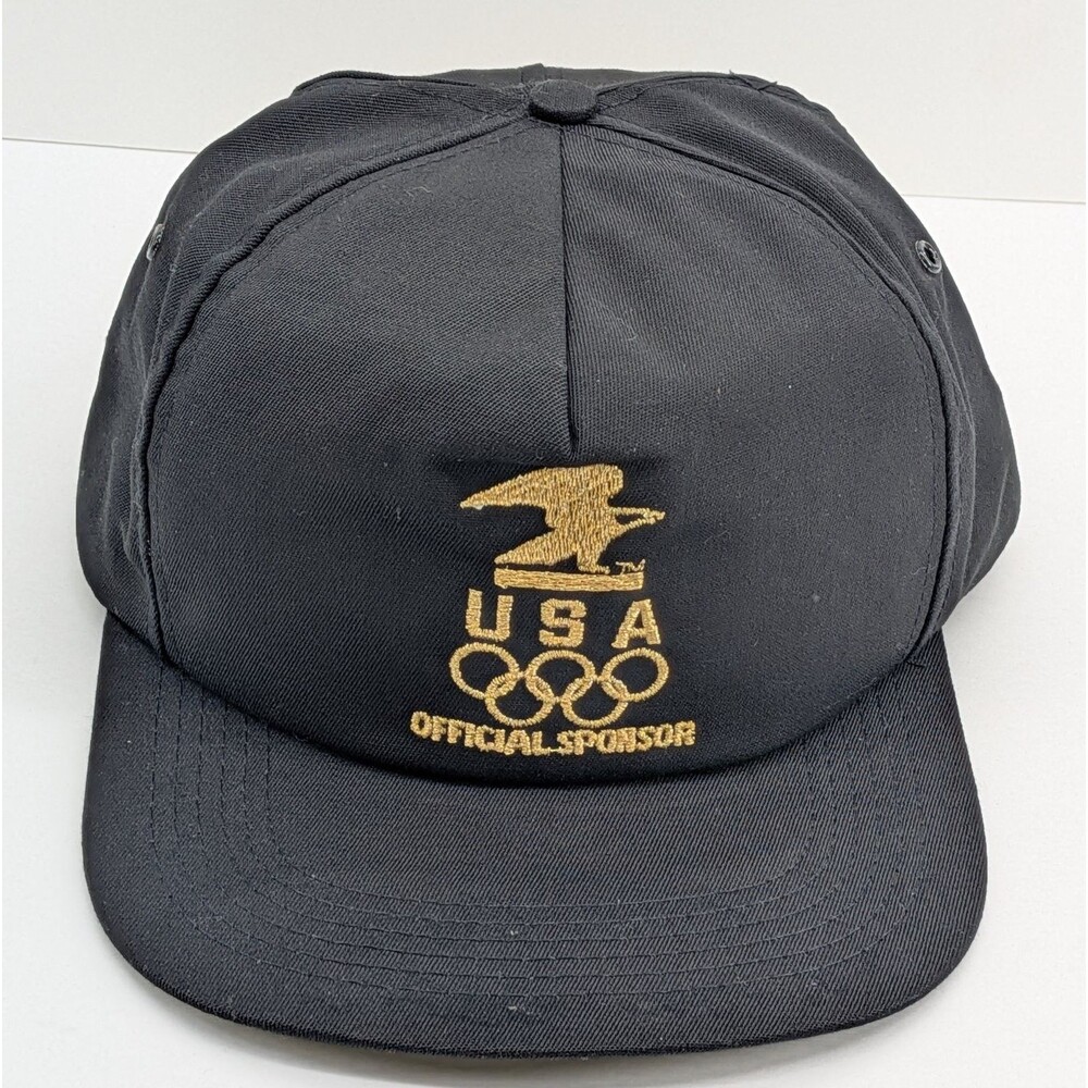 Team Excellence USA Olympic Hat Strapback Adjustable USPS Black